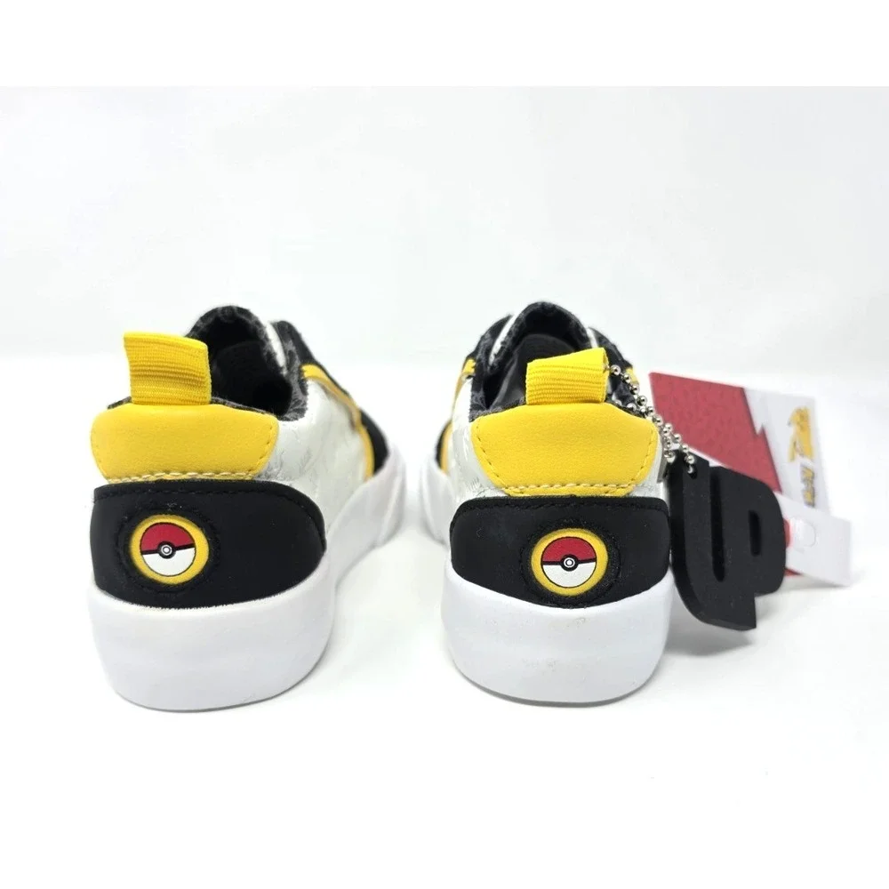 Groundup Kids 5 Pokemon Shoe White/Black Multi‎ NIB